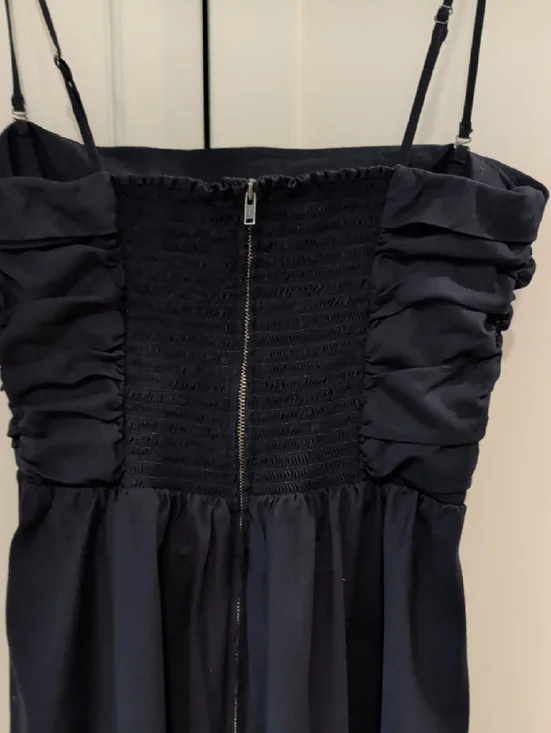 Reformation Black Strapless Ruched Bodice Dress - Picture 4 of 4